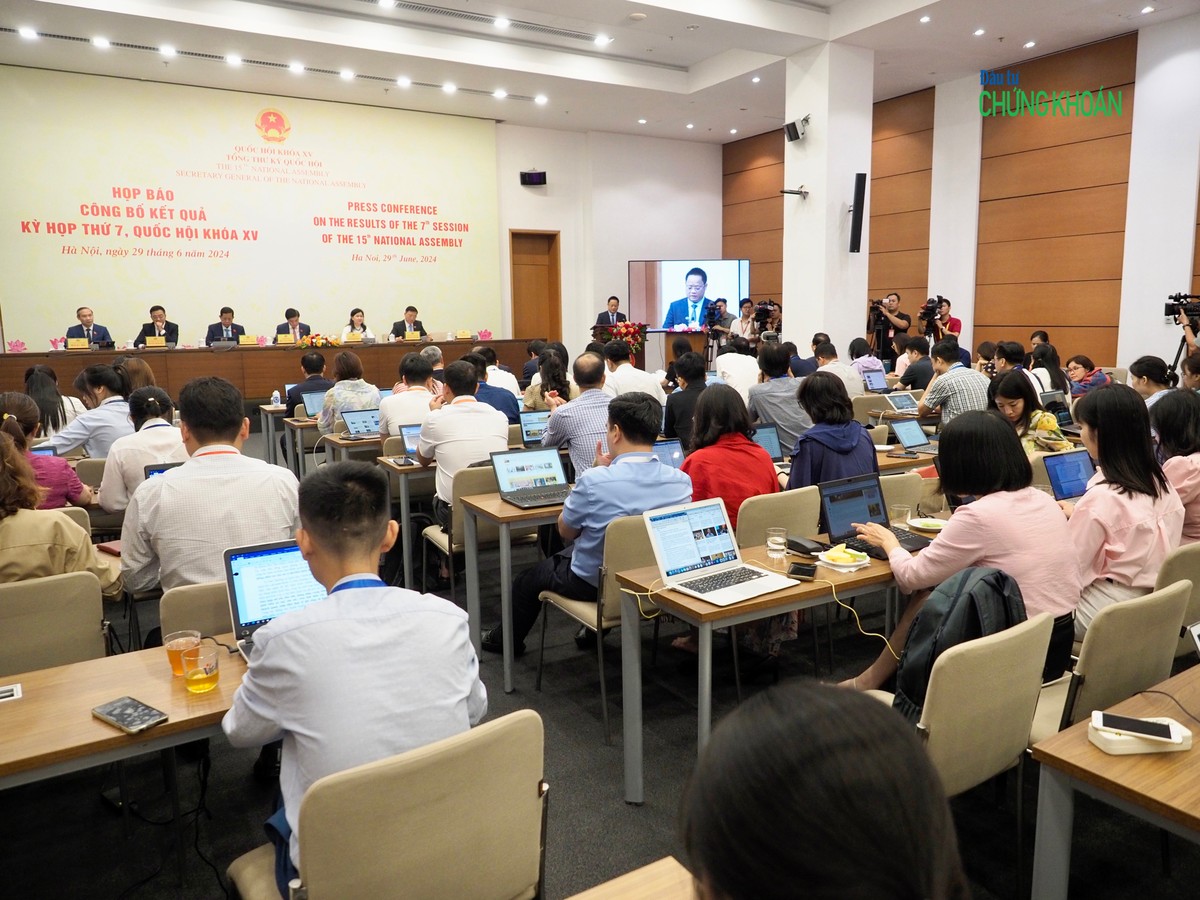 Toàn cảnh buổi họp báo sáng 29/6 (Ảnh: M.Minh)