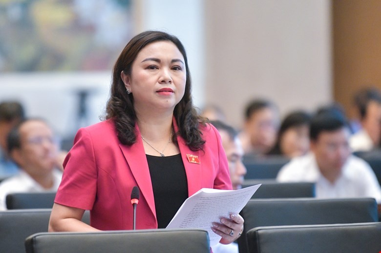 Đại biểu Đặng Bích Ngọc (đoàn Hòa Bình)