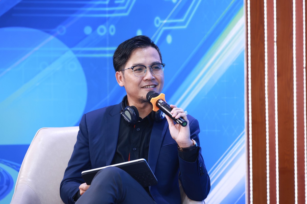Ông Hoàng Viết Tiến, Phó tổng thư ký, Hội Truyền thông số Việt Nam. Ảnh: Chí Cường