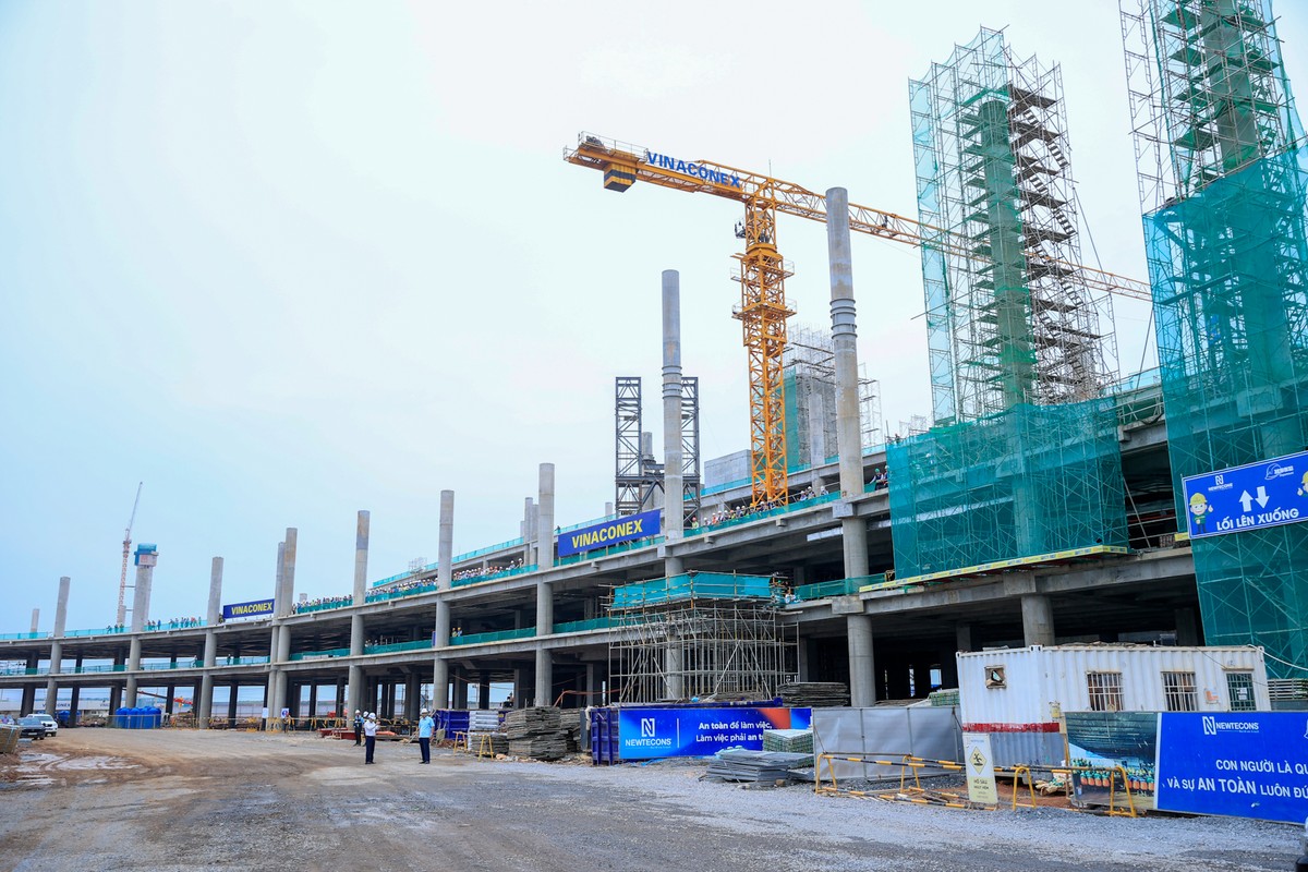 Công trường đang thi công của Dự án sân bay Long Thành