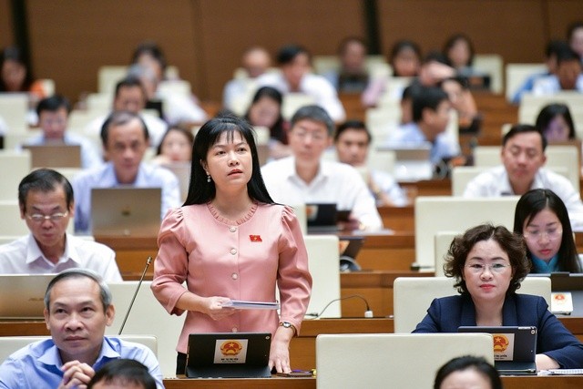 Đại biểu Tạ Thị Yên (đoàn Điện Biên)