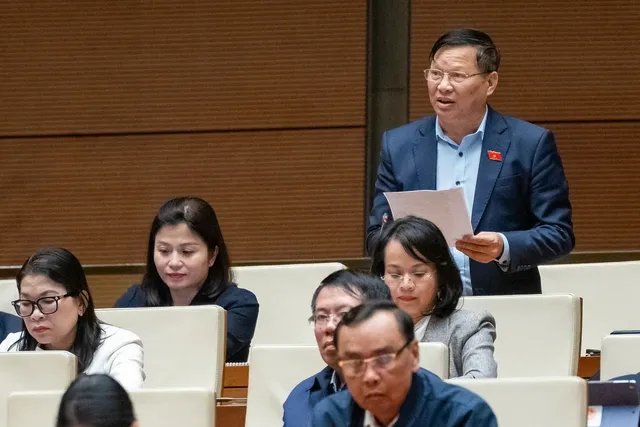 Đại biểu Trần Văn Tiến (đoàn Vĩnh Phúc)
