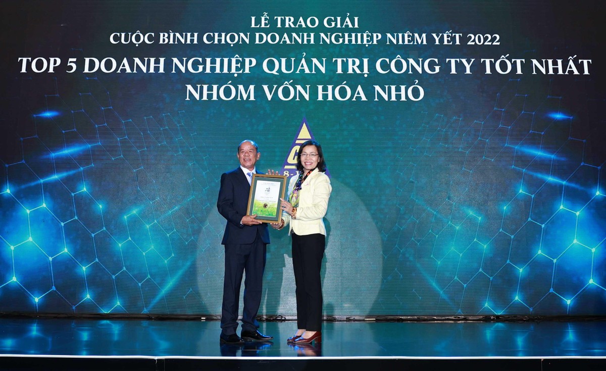 CTCP CIC39 nhận giải quản trị công ty tốt nhất nhóm vốn hóa nhỏ.