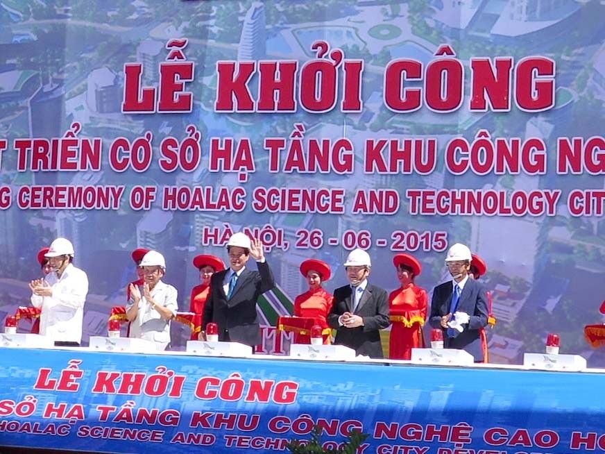 Thủ tướng phát lệnh khởi công Dự án Kl99kl ưu đãi độc quyền Khu Công nghệ cao Hòa Lạc ảnh 1 Thủ tướng phát lệnh khởi công Dự án Kl99kl ưu đãi độc quyền Khu Công nghệ cao Hòa Lạc ảnh 1