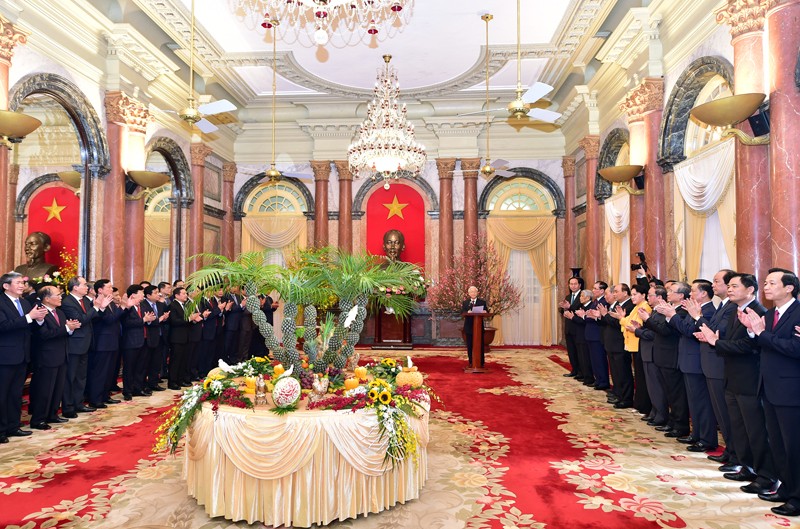 Tổng Bí thư chúc Tết lãnh đạo, nguyên lãnh đạo Đảng, 99Kl99 trực tiếp đá gà ảnh 2