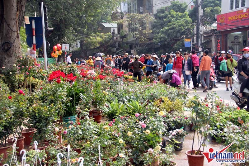 Người Hà Nội chen chân đi phiên chợ cuối cùng của năm ảnh 7