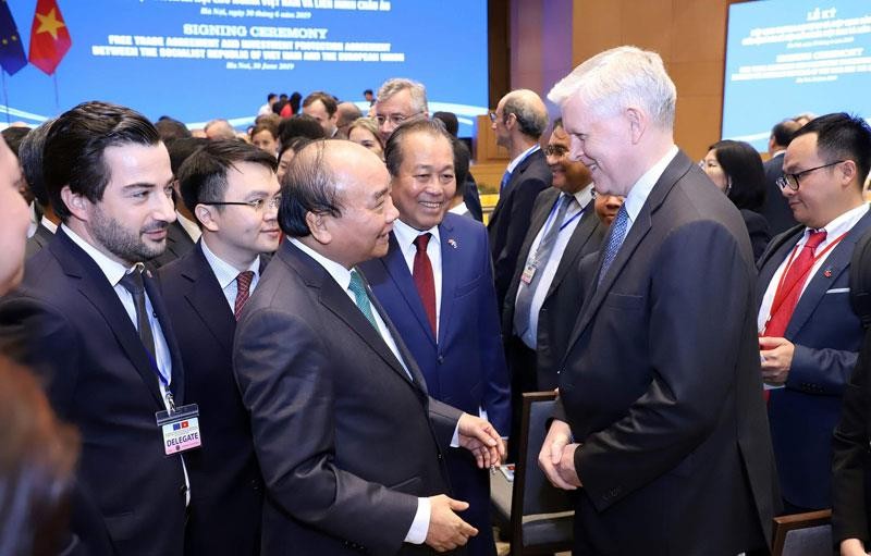 Những dấu ấn tại Lễ ký Hiệp định Thương mại và Bảo hộ Kl99ok phiên bản mới giữa Việt Nam và Liên minh châu Âu ảnh 10