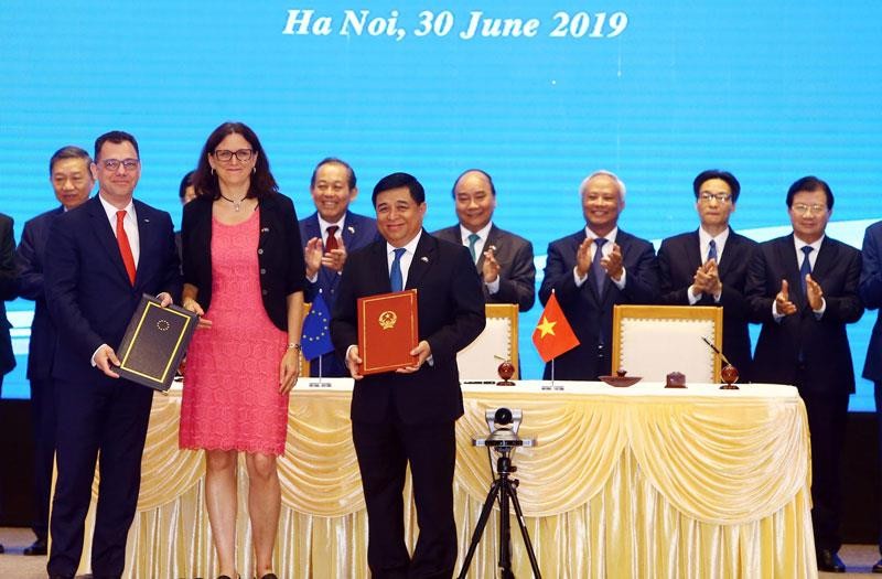Những dấu ấn tại Lễ ký Hiệp định Thương mại và Bảo hộ Kl99ok phiên bản mới giữa Việt Nam và Liên minh châu Âu ảnh 6