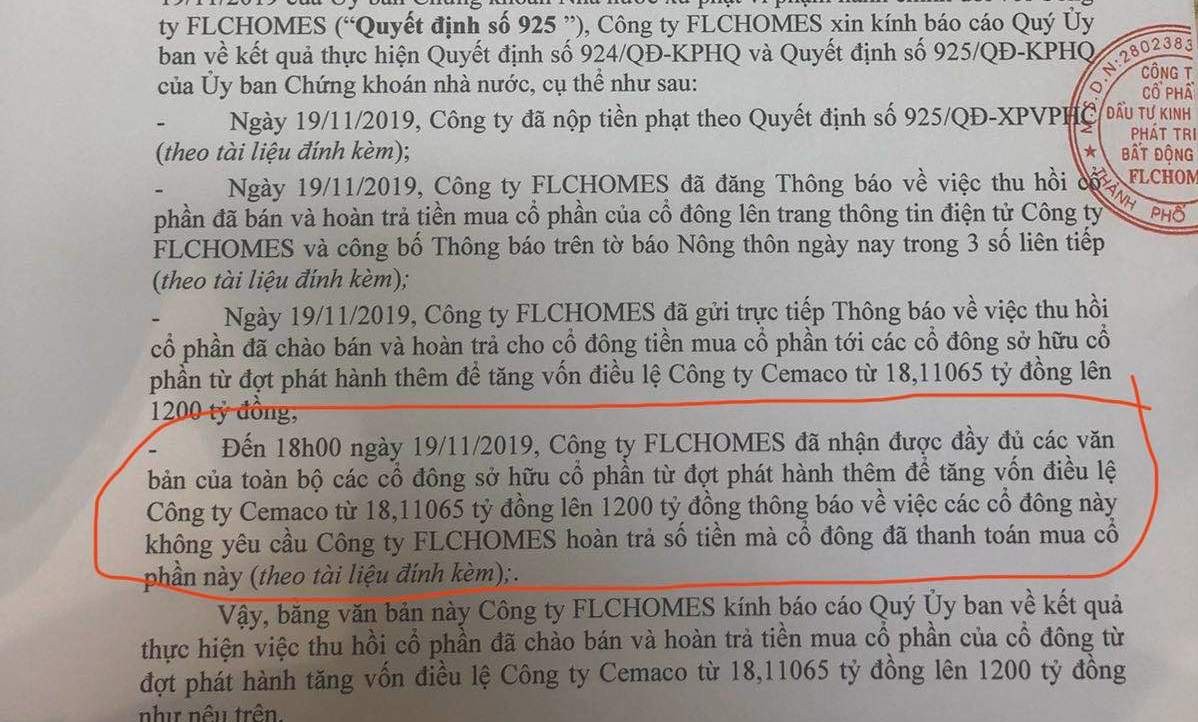FLCHomes đã khắc phục xong lỗi trước khi “kết hôn” của Cemaco ảnh 1
