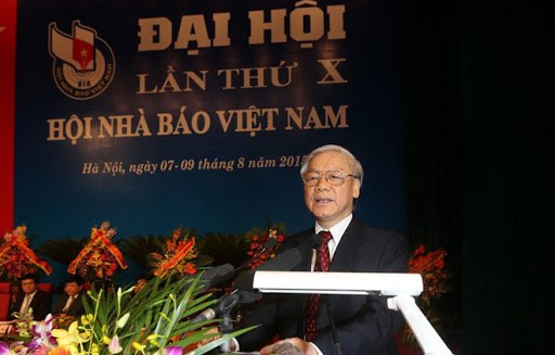 Tổng Bí thư, Chủ tịch nước chúc mừng 70 năm thành lập Hội Nhà báo Việt Nam ảnh 1