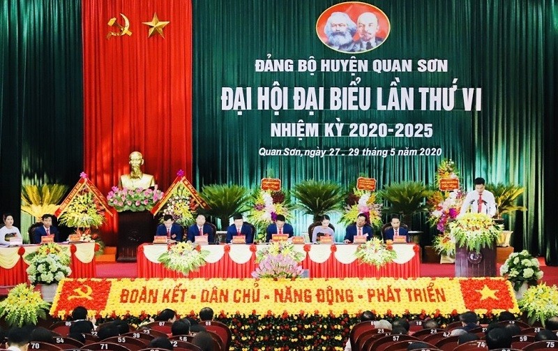 Tháng 5/2020, huyện vùng cao Quan Sơn (Thanh Hóa) đã tổ chức đại hội điểm thành công Tháng 5/2020, huyện vùng cao Quan Sơn (Thanh Hóa) đã tổ chức đại hội điểm thành công