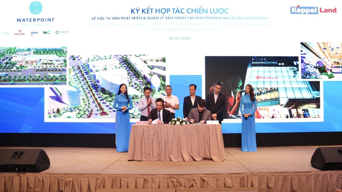 Tháng 7/2020, Nam Long đã ký kết với Keppel Land về việc tư vấn chiến lược phát triển các quỹ đất thương mại tại khu đô thị Waterpoint, đa dạng hóa hệ sinh thái tiện ích, hướng đến gia tăng giá trị cho dự án.