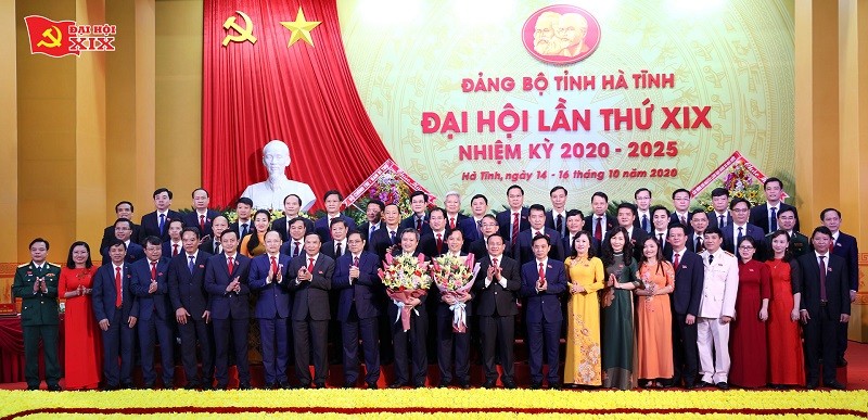 53 Ủy viên BCH Đảng bộ tỉnh Hà Tĩnh nhiệm kỳ 2020 - 2025