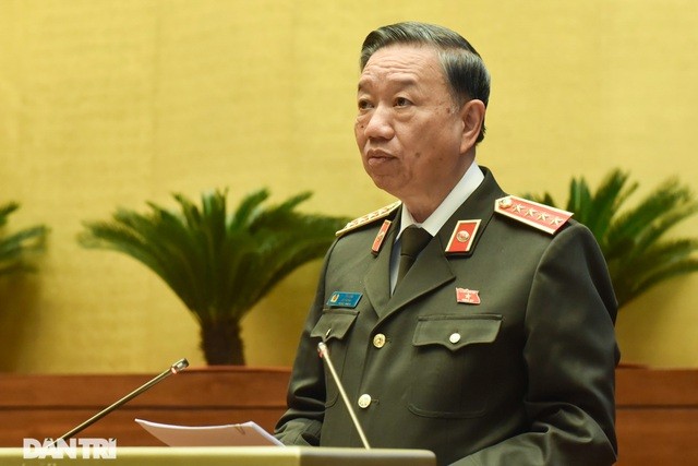 Bộ trưởng Bộ Công an Tô Lâm (ảnh: Quốc Chính)