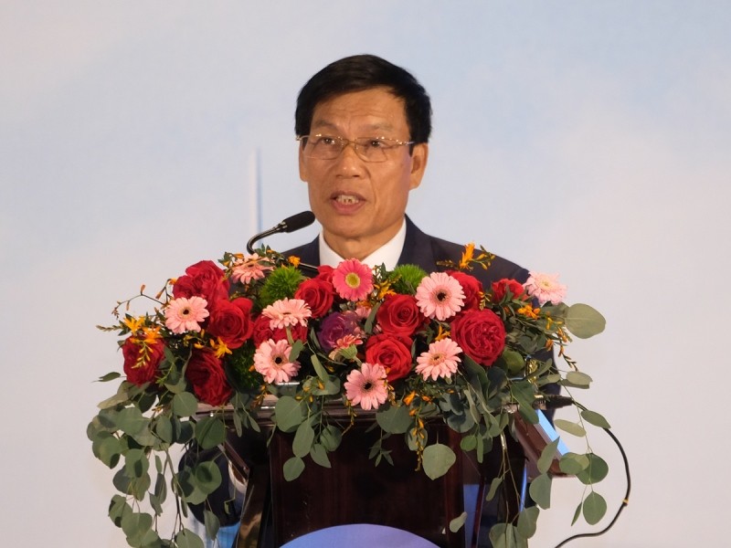 Bộ trưởng Bộ Văn hóa, Thể thao và Du lịch Nguyễn Ngọc Thiện phát biểu khai mạc Hội nghị.