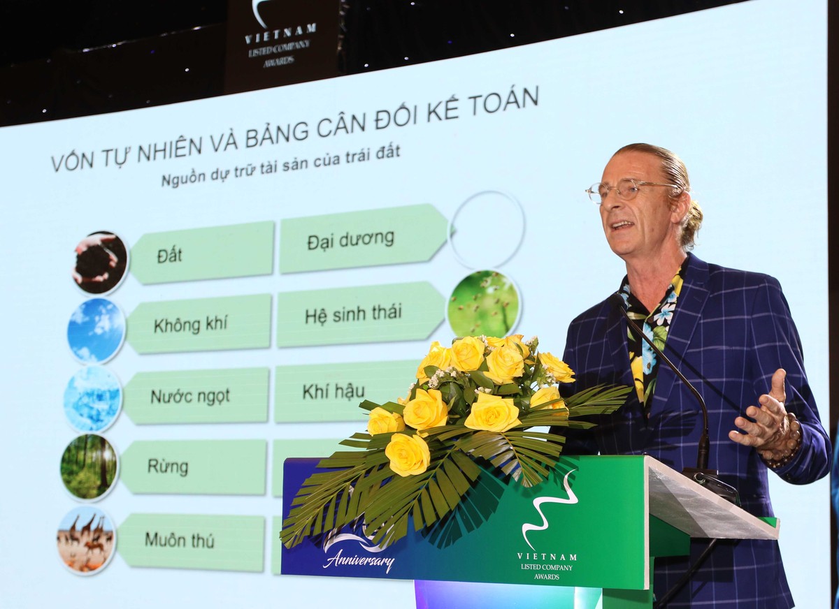 Ông Dominic Scriven OBE, Chủ tịch Công ty Dragon Capital trình bày Kl991.com World Cup 2026 Chính Thức hướng tới phát triển bền vững trong bối cảnh thế giới có nhiều biến động