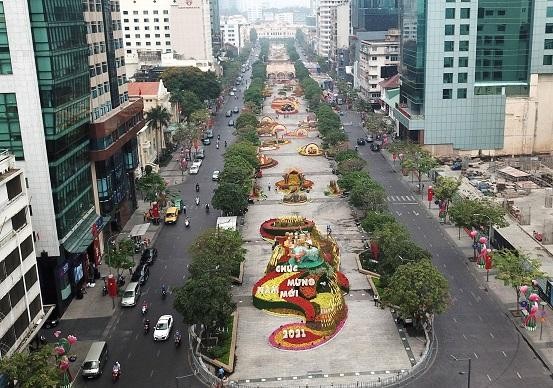 Toàn cảnh đường hoa năm Tân Sửu. Toàn cảnh đường hoa năm Tân Sửu.