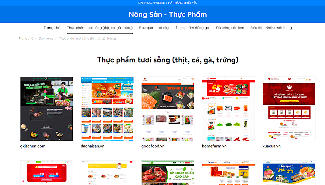Website giới thiệu các trang web bán thực phẩm, rau củ quả, trái cây, gạo sữa... và các nhu cầu thiết yếu phòng dịch của Sở Công thương TP.HCM. Website giới thiệu các trang web bán thực phẩm, rau củ quả, trái cây, gạo sữa... và các nhu cầu thiết yếu phòng dịch của Sở Công thương TP.HCM.