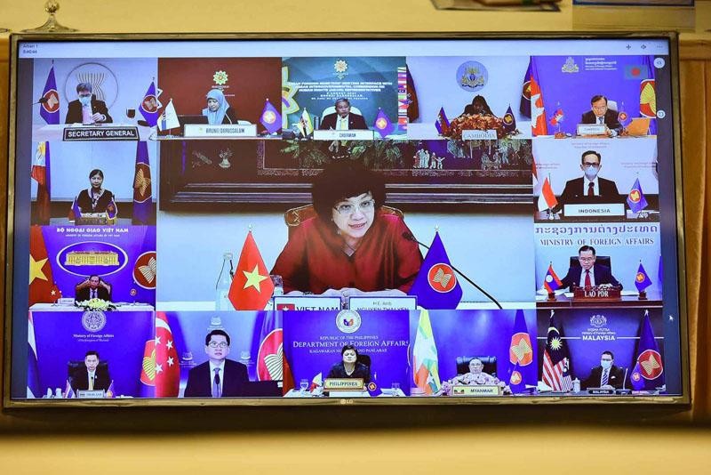 Đối thoại thường niên giữa các Bộ trưởng Ngoại giao với các Đại diện của Uỷ ban liên Kl993 ưu đãi thưởng hấp dẫn ASEAN về nhân quyền