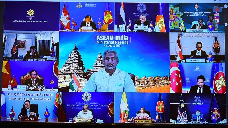 Hội nghị trực tuyến Bộ trưởng Ngoại giao ASEAN - Ấn Độ