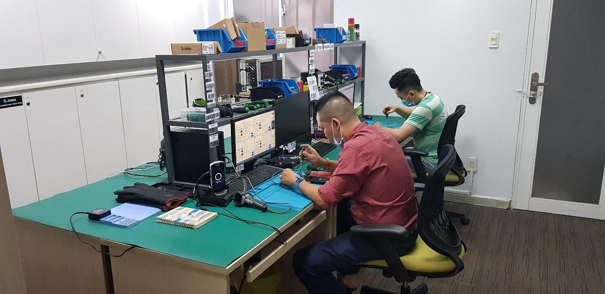 Một góc của Trung tâm dịch vụ Zebra Technologies tại Việt Nam. Một góc của Trung tâm dịch vụ Zebra Technologies tại Việt Nam.