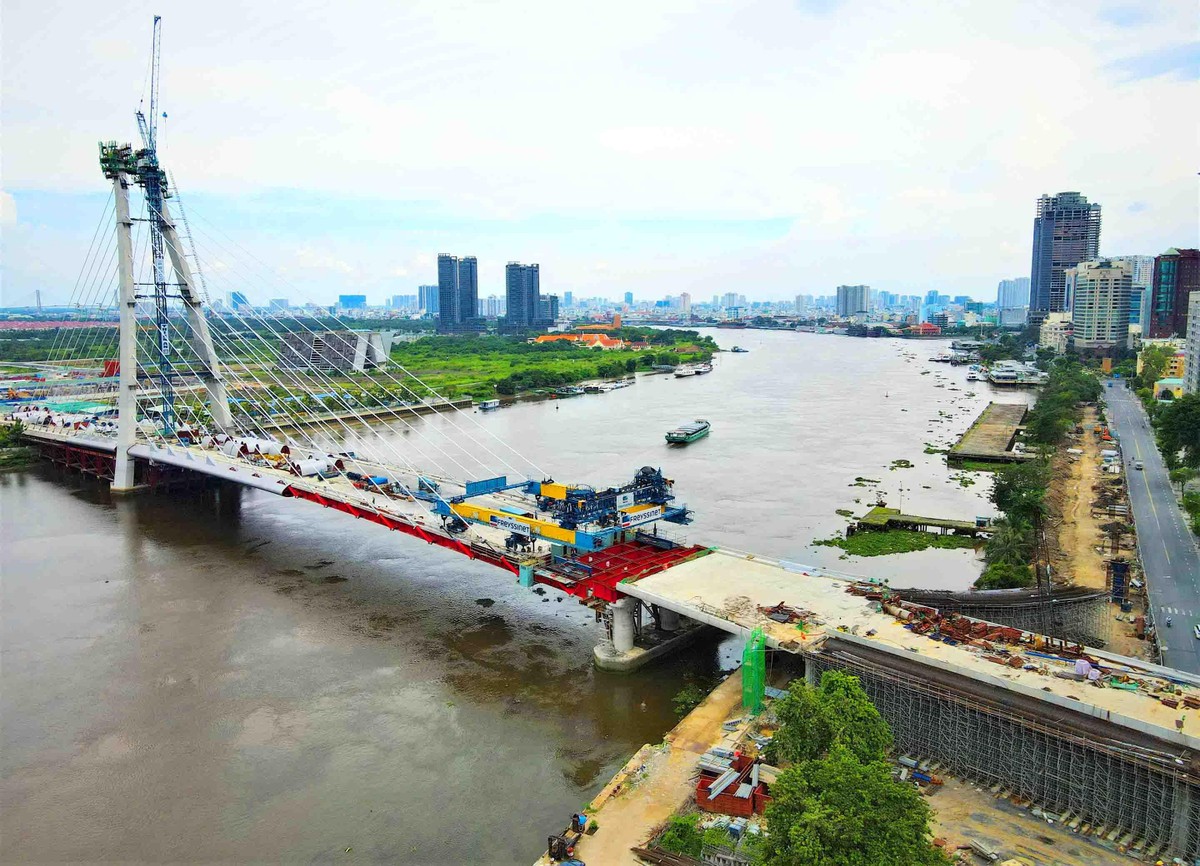 Cầu Thủ Thiêm 2 sẽ thông xe kỹ thuật trong tháng 9/2021.