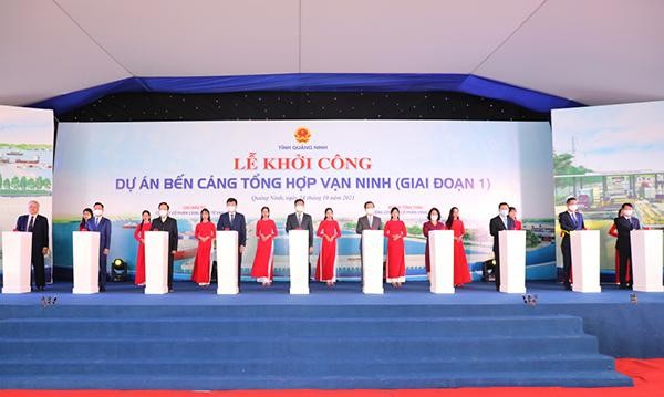 Dự kiến Cảng Vạn Ninh giai đoạn 1 sẽ hoàn thành thi công xây dựng và đưa vào khai thác cảng trong quý IV/2024.