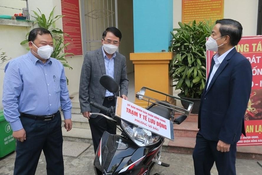 Hải Phòng bổ sung thêm trạm y tế lưu động, tạm thời chưa thành lập bệnh viện dã chiến. Ảnh: Cổng thông tin điện tử Hải Phòng