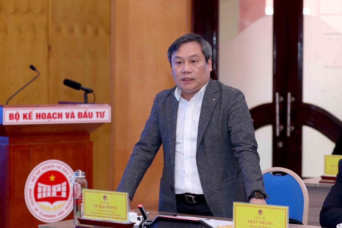 Bí thư Tỉnh uỷ Quảng Bình Vũ Đại Thắng khẳng định, tỉnh sẽ tiếp thu ý kiến từ các chuyên gia, đại biểu về dự thảo quy hoạch tỉnh. Ảnh: MPI