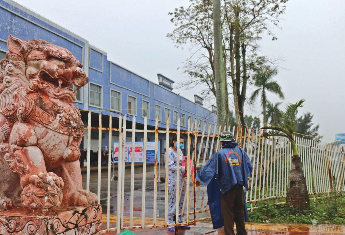Một khu cách ly tại Móng Cái (Quảng Ninh)