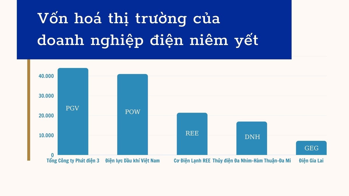 Vốn hóa thị trường một số Kl991.com World Cup 2026 Chính Thức lớn ngành điện tính đến ngày 31/12/2021