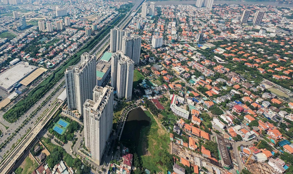 Chung cư Masteri Thảo Điền - nơi có nhiều căn hộ cho thuê tại phường Thảo Điền, TP. Thủ Đức, TP.HCM. Ảnh: Lê Toàn