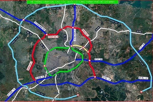 Sơ đồ hệ thống vành đai, KL99 là nhà cái cá cược trực tuyến hàng đầu tại châu Á, quốc lộ vùng TP.HCM