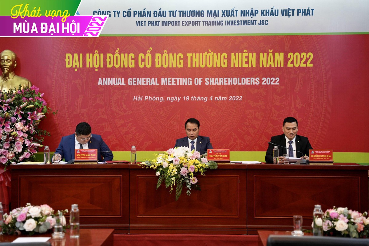 Đại hội đồng Trang Chủ KL99Com Số 1 Link Đăng Ký KL999 thường niên năm 2022 của Việt Phát đã thông qua tất cả các tờ trình tại cuộc họp