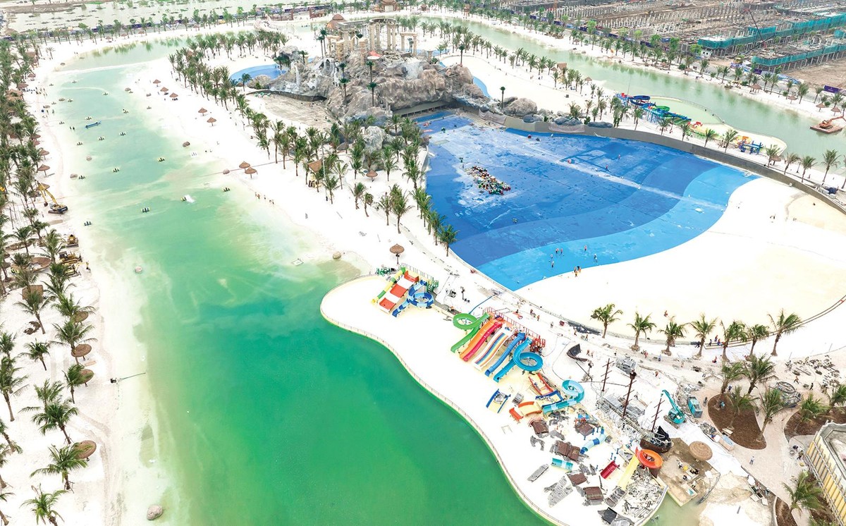 Đại công trường Vinhomes Ocean Park - The Empire đang rầm rộ thi công