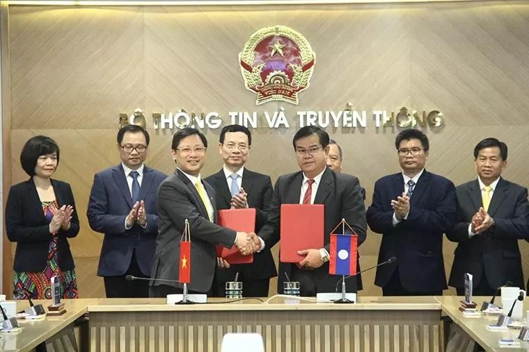 Biên bản ghi nhớ về hợp tác giữa Bưu điện Việt Nam và Bưu chính Lào