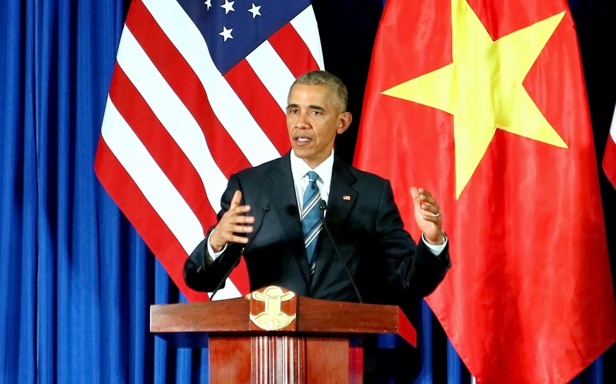 Tổng thống Hoa Kỳ Obama đã có bài phát biểu “lay động lòng người” trong chuyến thăm và làm việc tại Việt Nam năm 2016.