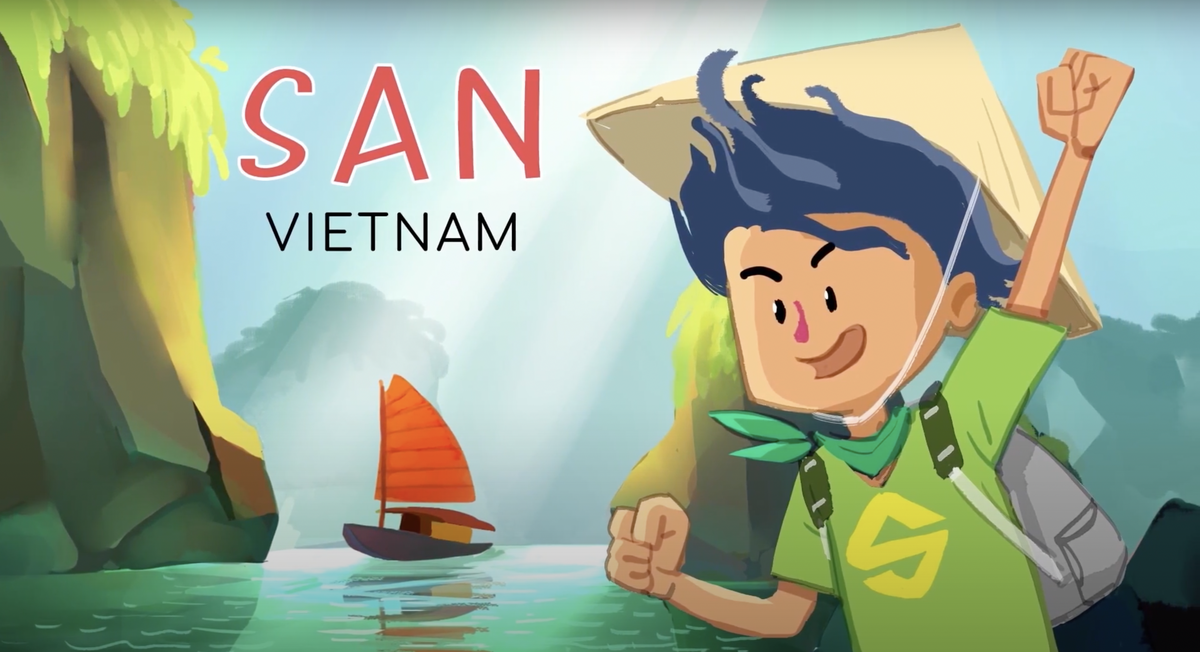 Tạo hình nhân vật San trong San Du ký. Tạo hình nhân vật San trong San Du ký.