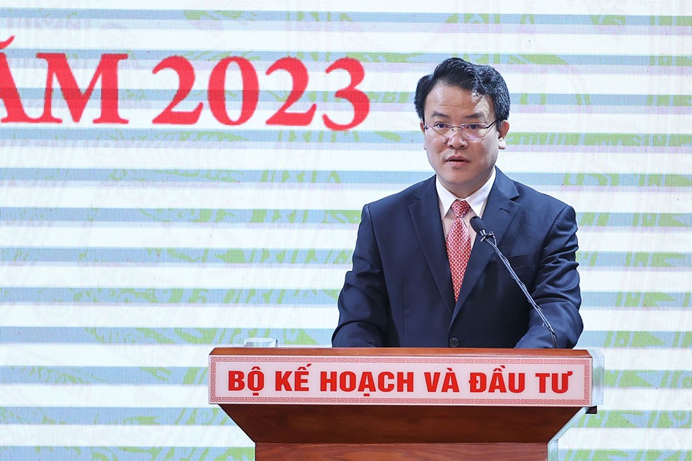 Thứ trưởng Bộ Kế hoạch và Kl99ok phiên bản mới Trần Quốc Phương. (Ảnh: Nhật Bắc)