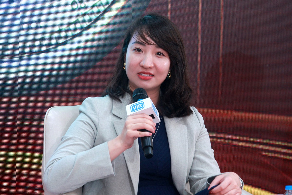 Bà Hoàng Nguyệt Minh, Giám đốc cấp cao bộ phận cho thuê thương mại Savills. Ảnh: Phùng Chí Cường