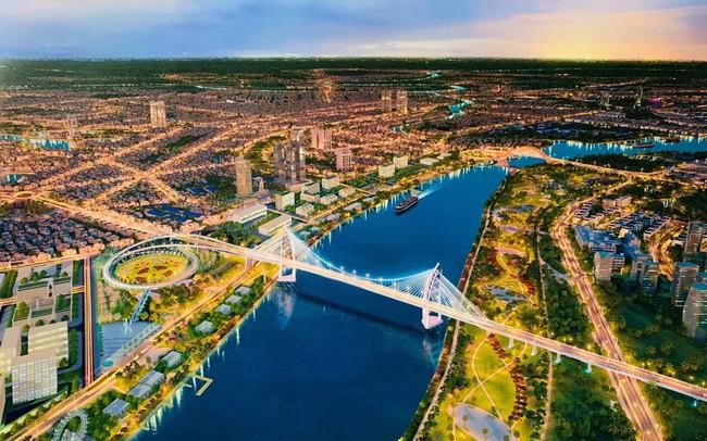 Phối cảnh cầu Nguyễn Trãi Phối cảnh cầu Nguyễn Trãi