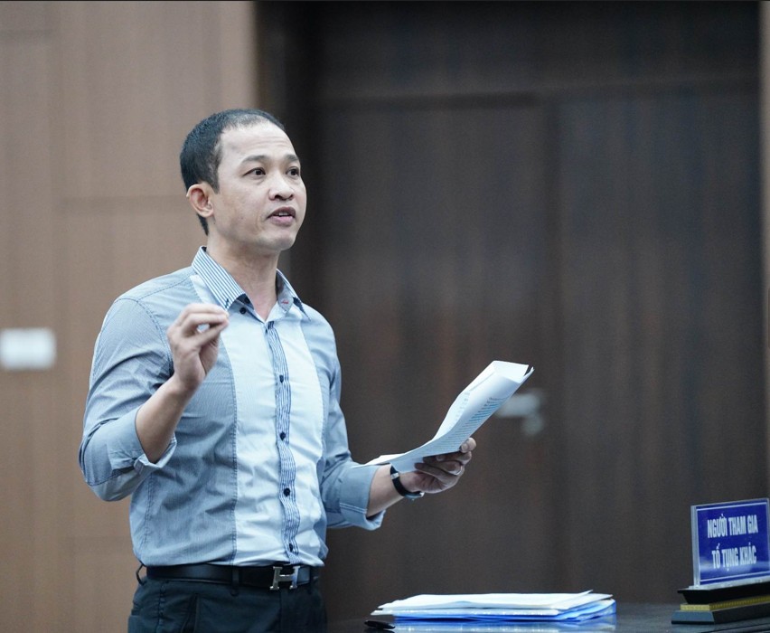 Ông Đặng Nghĩa Toàn cho rằng không biết việc Hà Thành sẽ cầm cố sổ tiết kiệm để vay tiền ra.