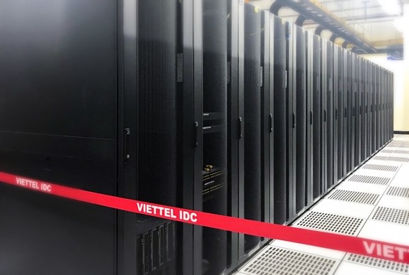 Trung tâm dữ liệu và điện toán đám mây của Viettel IDC.
