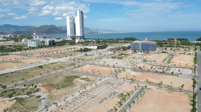 Dự án Khu đô thị biển Bình Sơn – Ninh Chữ (Khu K2) vẫn còn tồn kho 63 lô đất nền. Nguồn: NTV