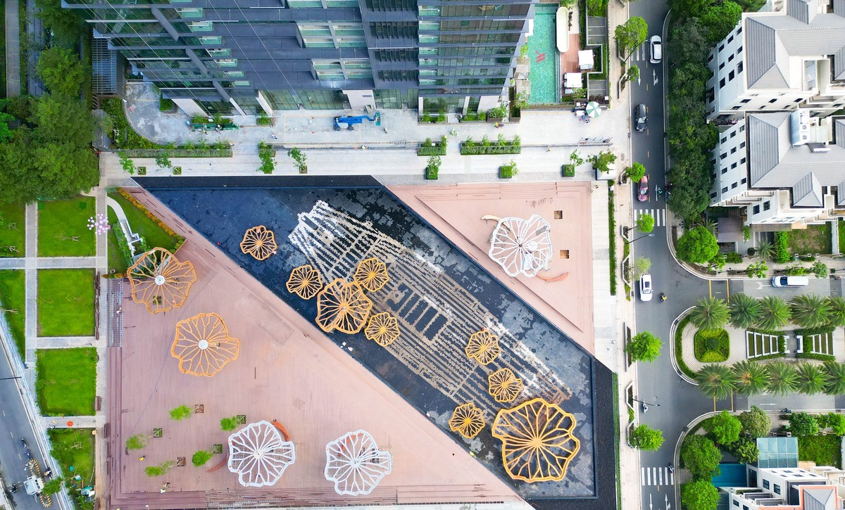 Công viên Lá Sen trong quy hoạch của khu Web Tổng Nhà Cái 99Kl99 Giải Trí Bậc Nhất hàng hiệu Grand Marina, Saigon.