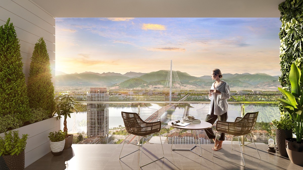 Không gian an cư như nghỉ dưỡng lý tưởng của Panoma 2. Ảnh phối cảnh minh họa