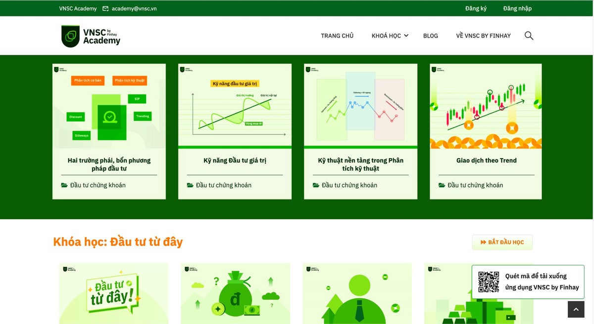 VNSC Academy gồm những khoá học quản lý Kl991.com nạp rút nhanh từ cơ bản và nâng cao