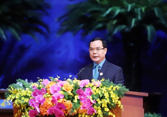 Chủ tịch Tổng Liên đoàn Lao động Việt Nam Nguyễn Đình Khang (Ảnh: Nguyễn Hải)