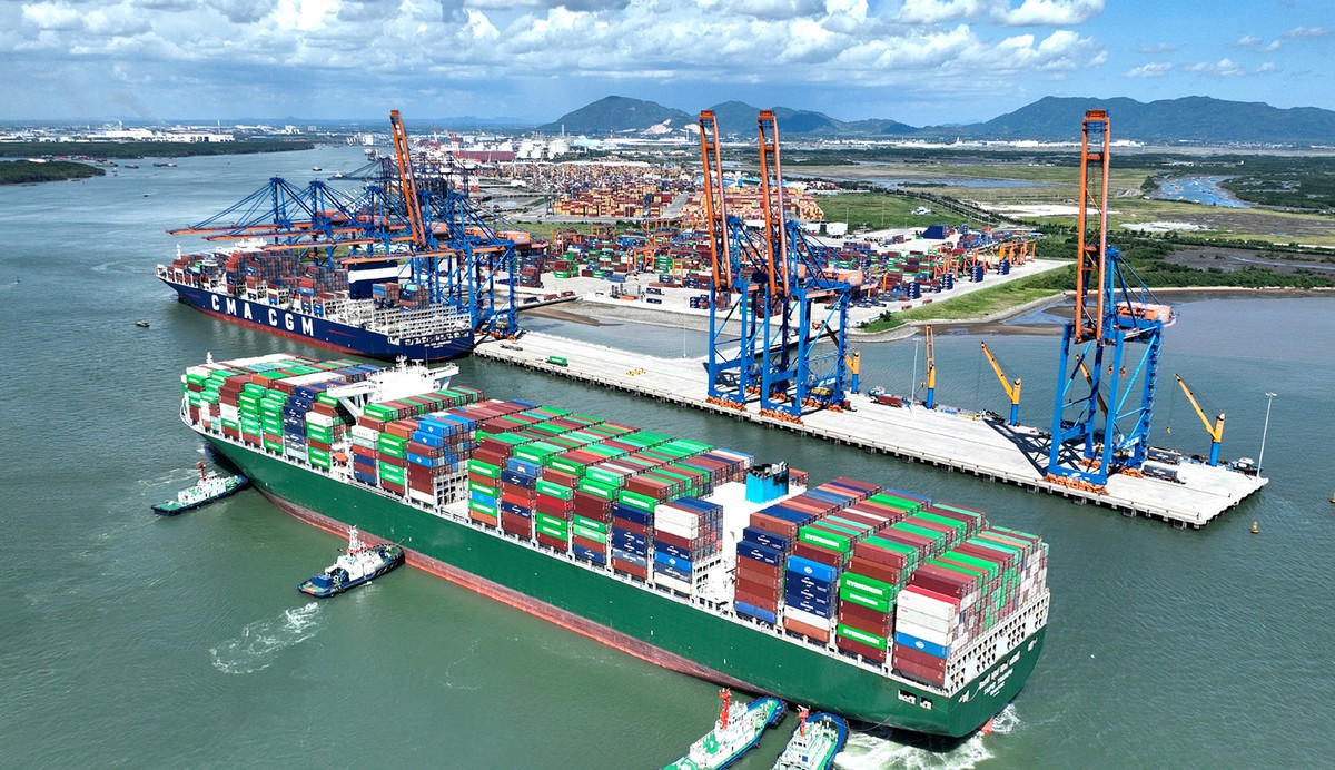 Cảng nước sâu Gemalink liên tục đón những chuyến tàu lớn nhất thế giới trong năm 2023