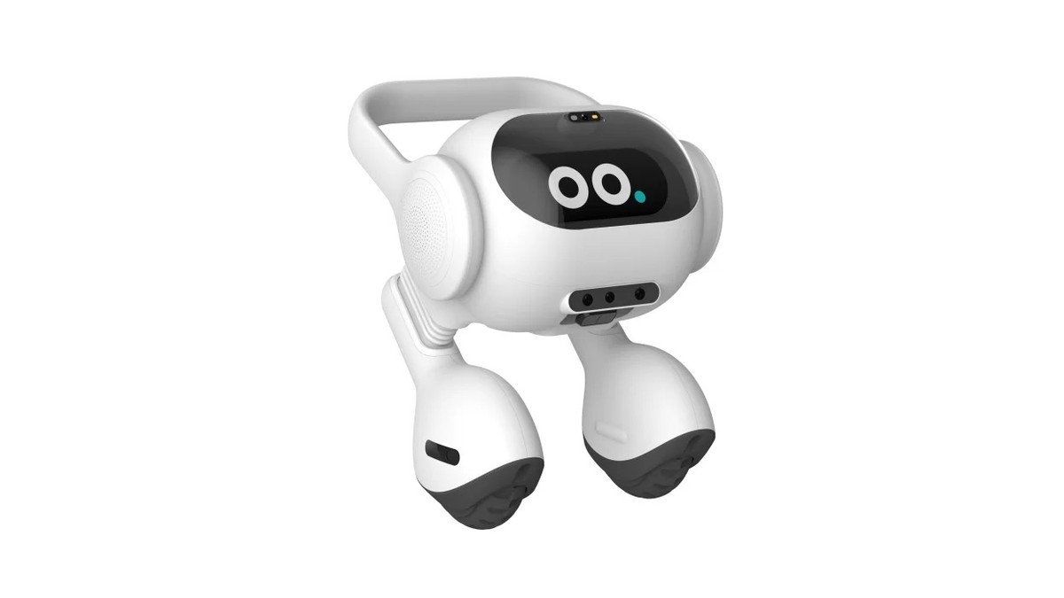 Robot "quản gia" được tích hợp AI của LG. Ảnh: LG